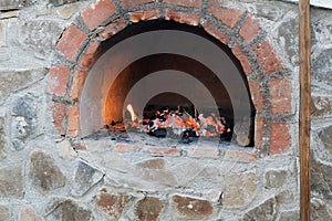 Refractory red brick kiln photo