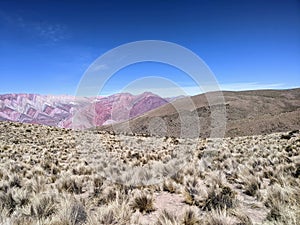 Hornocal's Palette: A Symphony of 14 Colors. Jujuy, Argentina