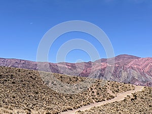 Hornocal's Palette: A Symphony of 14 Colors. Jujuy, Argentina