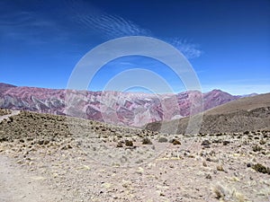 Hornocal's Palette: A Symphony of 14 Colors. Jujuy, Argentina