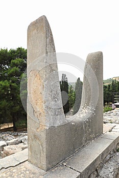Horns of Consecration in Knossos on Crete photo