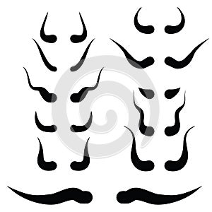 horns silhouettes