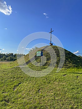 The Horodio Union Mound built by the inhabitants of Horodlo on the 448th anniversary of the small Polish-Lithuanian union