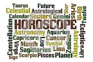Horoscope Word Cloud