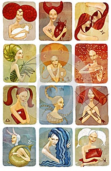 Horoscope illustration