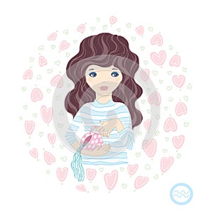 Horoscope. Zodiac signs-Aquarius.