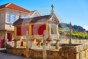 Horreo in Combarro Galician village of Pontevedra photo