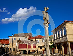 Horreo in Combarro village Pontevedra Galicia Spain photo