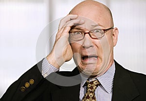 Horrified Businessman