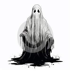 Horror Ghost Illustrations Frightening Haunts