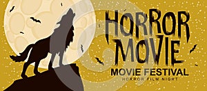 Horror movie festival scary cinema poster