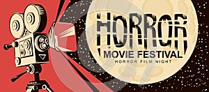 Horror movie festival scary cinema poster