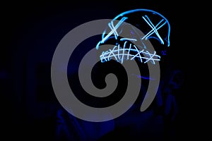 an horror purge mask for carnival.