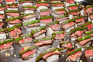 Hors d'oeuvres appetizers buffet photo