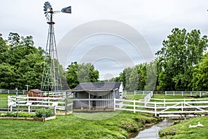 A glimpse of traditional lifestyle in The Amish Village, Pennsylvania photo