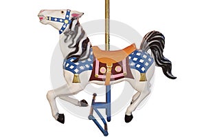 Horse carousel isolated