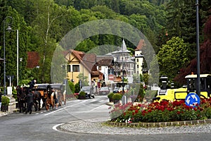 Horse carriage ride in Sovata, Harghita, Romania