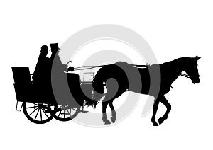 Horse and Carriage Wedding 1