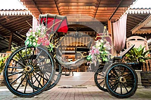 horse carriages decorated