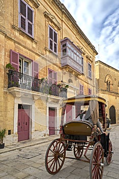 Horse-drawn Carriage Sightseeing Tour of the Ancient City of Mdina on the main island of Malta