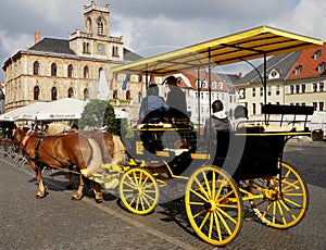 Horse-drawn Carriage in Weimar