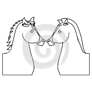 horse equine icon image