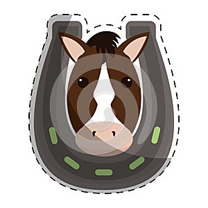 horse equine icon image