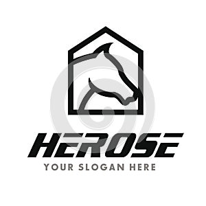 Horse Farm Logo Design Inspiration Vector