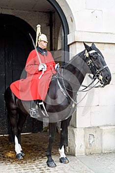 Horse Guards Calvary Soldier London