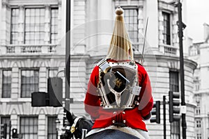 Horse guards parade in London, England.