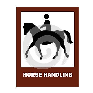 Horse handling signal