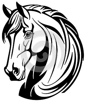 Horse Head as Logo