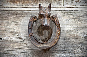 Horse Head Doorknocker.