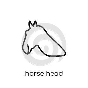 Horse Head icon from American Indigenous Signals collection.