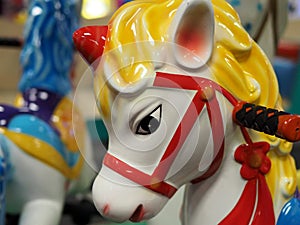 Horse Head on Toddler Carousel