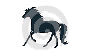 Horse icon illustration isolated vector sign symbol photo
