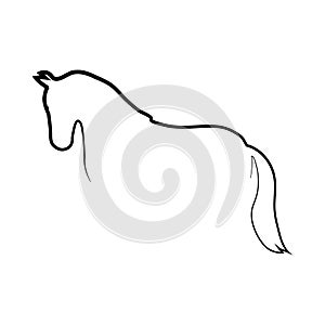 horse icon vector