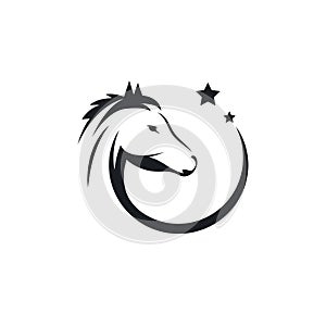 Horse icon Vector illustration concepr design