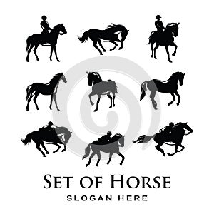 Horse Illustration Silhouette Vector