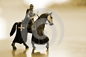 Horse knight photo