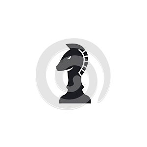 horse knight chess icon vector illustration design