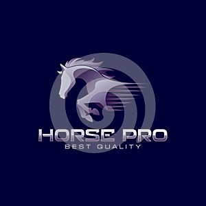 Horse logo design. Race horse logo design inspiration vector