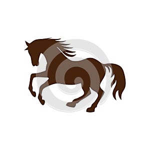 Horse Logo of silhouette clip art