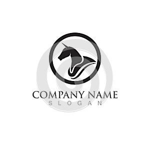 Horse Logo Template Vector icon