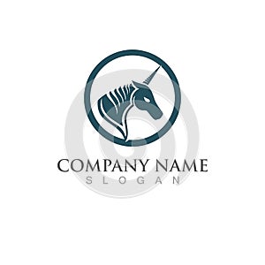 Horse Logo Template Vector icon