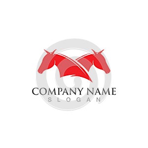 Horse Logo Template Vector icon