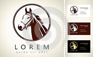 Horse logo vector