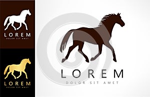 Horse logo vector