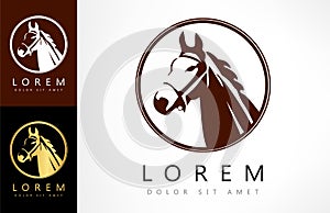 Horse logo vector