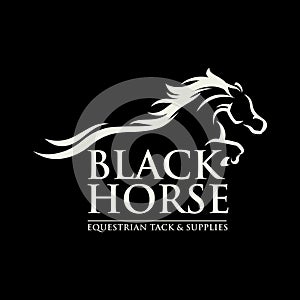 Horse logo vector. Race Horse logo Inspiration Vector